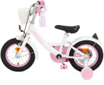 AMIGO Perfect 12 Inch Girls Coaster Brake White/Pink
