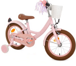 AMIGO Perfect 14 Inch Meisjes Terugtraprem Roze