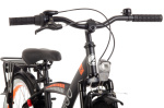 AMIGO Roady 24 Inch Jongens 3V Terugtraprem Zwart/Oranje