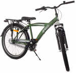 AMIGO Roady 26 Inch Jongens 3V Terugtraprem Groen
