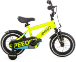 AMIGO Speeder 12 Inch Jongens Terugtraprem Geel/Zwart