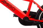 AMIGO Speeder 16 Zoll Jungen Rücktrittbremse Rot/Schwarz