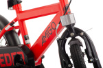 AMIGO Speeder 16 Zoll Jungen Rücktrittbremse Rot/Schwarz
