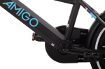 AMIGO Speeder 16 Inch Boys Coaster Brake Black/Blue