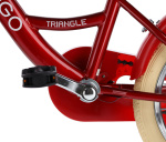 AMIGO Triangle 14 Inch Junior Terugtraprem Rood