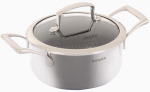 Arbaer Cooking pan Ø 18 cm with lid - Honeycomb non-stick coating - Induction