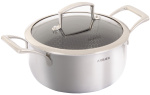 Arbaer Cooking pan Ø 20 cm with lid - Honeycomb non-stick coating - Induction