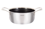 Arbaer Cooking pan Ø 20 cm with lid - Honeycomb non-stick coating - Induction