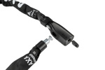 AXA Absolute Kettingslot 110 cm Ø 7 mm Auto-Click Zwart