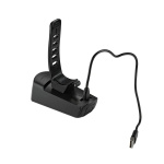 AXA DWN Koplamp 70 Lux USB-C Oplaadbaar Zwart