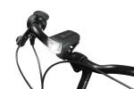 AXA DWN Koplamp 70 Lux USB-C Oplaadbaar Zwart