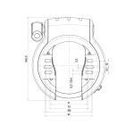 AXA Defender Ringslot ART-2 met Plug-ln Mogelijkheid Zwart