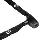 AXA Absolute Kettingslot 150 cm Ø 5 mm Auto-Click Zwart
