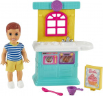 Barbie speelset Babysitter Skipper meisjes mintgroen 5-delig Barbie speelset Babysitter Skipper meisjes mintgroen 5-delig