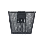 Basil Bilbao Bicycle basket with KlickFix incl. handlebar stem holder Black