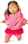 Berjuan babypop Friends of The World 38 cm meisjes roze Berjuan babypop Friends of The World 38 cm meisjes roze