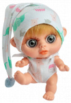 Berjuan babypop Giraf meisjes 14 cm pluche wit/groen Berjuan babypop Giraf meisjes 14 cm pluche wit/groen