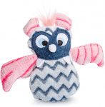 Berjuan knuffelpop junior pluche 24 cm roze/grijs/blauw Berjuan knuffelpop junior pluche 24 cm roze/grijs/blauw