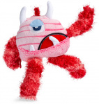 Berjuan knuffelpop junior pluche 24 cm roze/rood Berjuan knuffelpop junior pluche 24 cm roze/rood