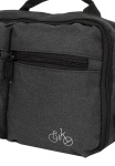 Bike Drops Stuurtas met Schouderhengsel Nylon 3L Zwart