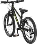 Bike Fun the Beast 20 Inch Boys 6SP Rim Brakes Matte black/Yellow