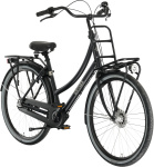 Bimas Transporter 3.3 28 Inch Dames 3V Rollerbrake Matzwart
