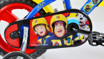Dino Brandweerman Sam 12 Inch Boys Fixed Gear Blue