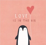 Chic.Mic canvas schilderij 20 x 20 x 4 cm Pingu Chic.Mic canvas schilderij 20 x 20 x 4 cm Pingu