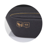 Chipolino Safy Zitverhoger i-Size 125-150 cm Isofix Obsidian Zwart