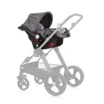 Chipolino Havana Autositz mit Adaptern 40-85 cm Gruppe 0+ Silber Grau-S