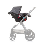 Chipolino Havana Autositz mit Adaptern 40-85 cm Gruppe 0+ Silber Grau-S