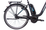 Chrisson E-Cassiopea 28 Inch 50 cm Women 7SP Rim Brakes Matte black