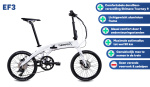 Chrisson EF3 20 Inch 32 cm Unisex 9SP Mechanical disc brake White