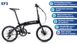 Chrisson EF3 20 Inch 32 cm Unisex 9SP Mechanical disc brake Black