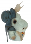 Clemens knuffelnijlpaard Bocy junior 16 cm pluche wit Clemens knuffelnijlpaard Bocy junior 16 cm pluche wit
