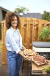 Cozze Elektrische pizzaoven 13'' met pizzasteen 2200W zwart