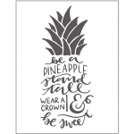 Creotime embossingfolder 11 x 14 cm ananas Creotime embossingfolder 11 x 14 cm ananas
