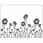 Creotime embossingfolder 11 x 14 cm bloemen Creotime embossingfolder 11 x 14 cm bloemen