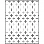 Creotime embossingfolder 11 x 14 cm kruizen Creotime embossingfolder 11 x 14 cm kruizen
