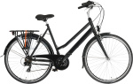 Cumberland City Basic 28 Zoll Damen 21G Felgenbremse Mattschwarz