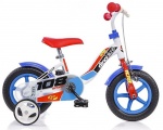 Dino Jongensfietsen 108 10 Inch 17 cm Jongens Doortrapper Blauw/Wit Dino Jongensfietsen 108 10 Inch 17 cm Jongens Doortrapper Blauw/Wit