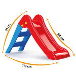 Dolu My 1st Slide Opvouwbare Glijbaan vanaf 24 maanden Rood/Blauw