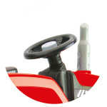 Dolu Pedal tractor with trailer & front loader Red/Black