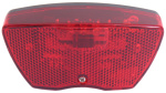 Edge City Carrier rear light 3 led including batteries Red