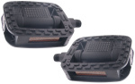 Edge Comfort Pedal Set Anti-slip with Reflector Black