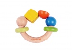 Everearth Grijpring vormpjes multicolor 9 cm Everearth Grijpring vormpjes multicolor 9 cm