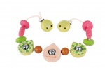 Everearth Kinderwagenspanner 56 cm groen roze Everearth Kinderwagenspanner 56 cm groen roze