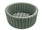 Everearth Opblaasbare ballenbak groengrijs 90 cm Everearth Opblaasbare ballenbak groengrijs 90 cm