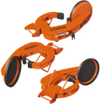 Fullstop Nemesis wheel clamp universal steel orange