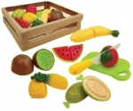 Gerardo's Toys fruitmand met fruit 23 cm 8-delig Gerardo's Toys fruitmand met fruit 23 cm 8-delig
